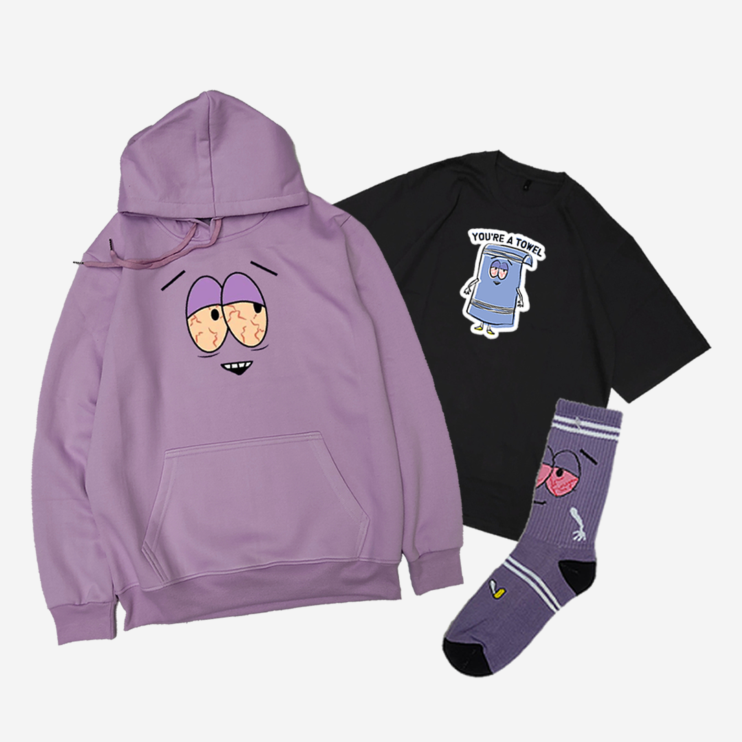 Toallín polera + polo + medias